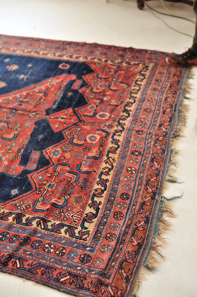 RARE SIZE Antique Rug | Palace Size True Kelleh Nomadic Karabagh | 7.2 x 17.4