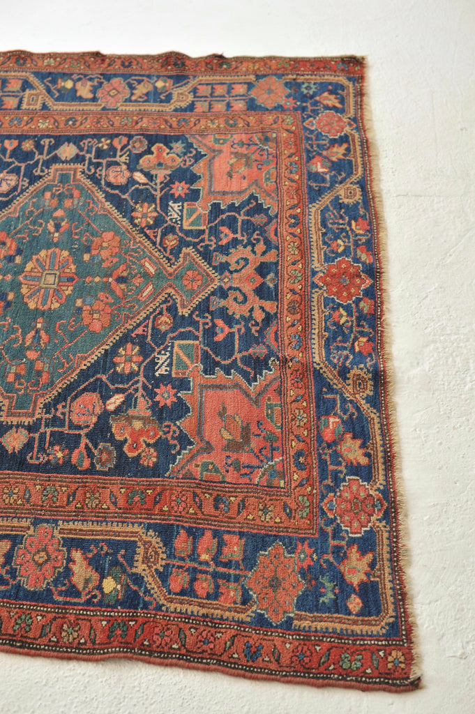SOLD | FANTASTIC Antique Rug | Flowing Vines Dancing Around A Duel Medallion | 4.9 x 5.9