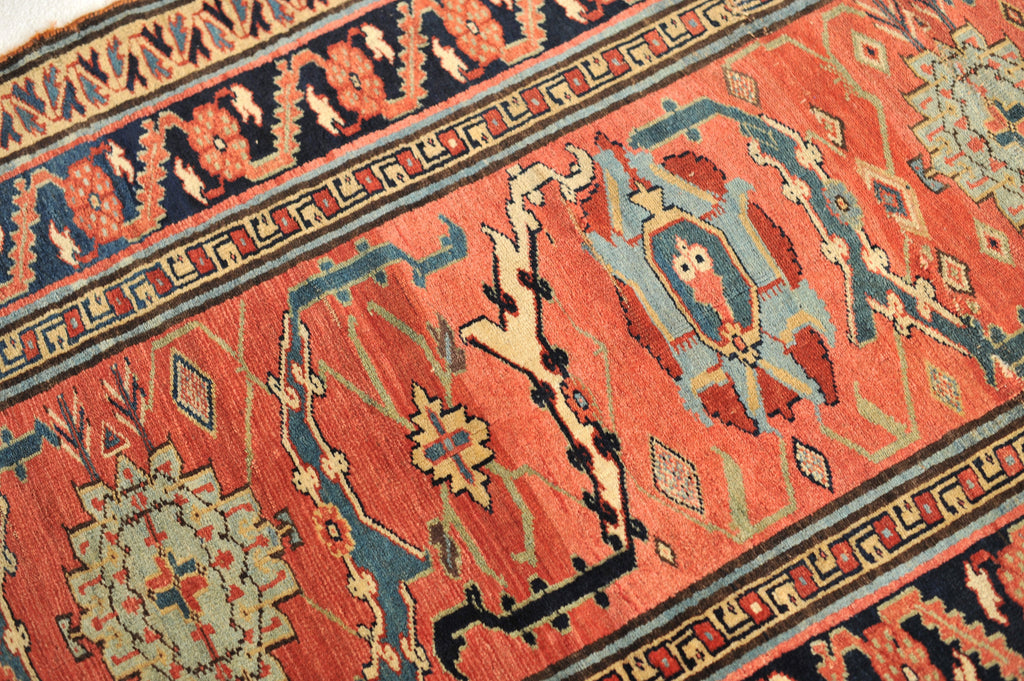 GORGEOUS & GLOWING High-End Antique Runner | Very Fine Ancient Design with Vines Linking to Palmettes | 3.8 x 11