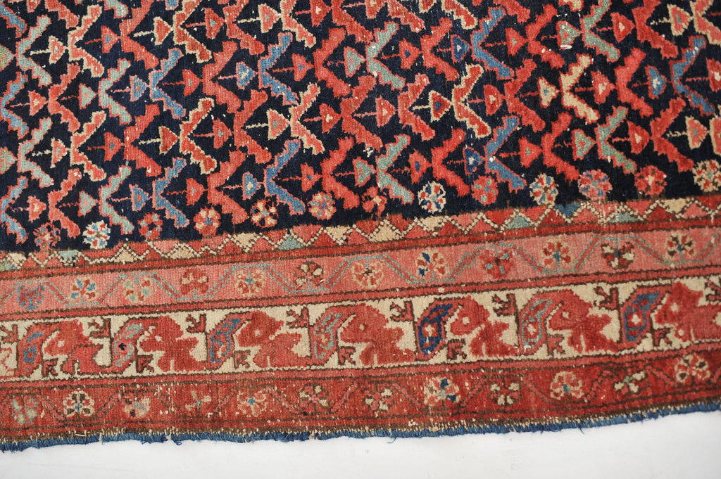 SOLD | Sophisticated & Whimsical Antique Rug | All-Over Bird & Tree Design with EVERY Color! | 4.1 x 6.1
