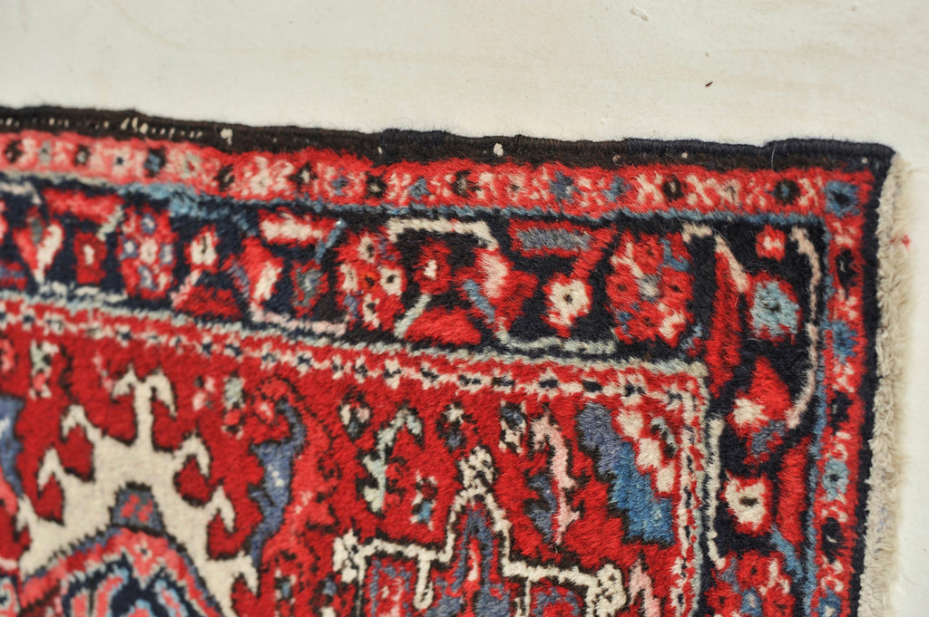 Lovely Vintage Runner | Cherry Red Vintage Tribal Rug | 2 x 5.9