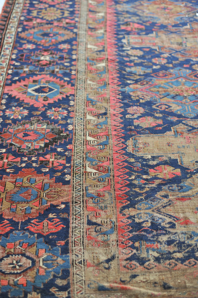 Century Old HUGE Ancient Antique Sumac | RARE Textile with Immense Age & Undeniable Presence  | ~ 10 x 13.4