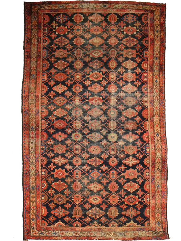 SOLD | ENORMOUS WIDE GALLERY CAPRET | Rare Size and Ancient Mina-Khani Design | ~ 6.8 x 16.7